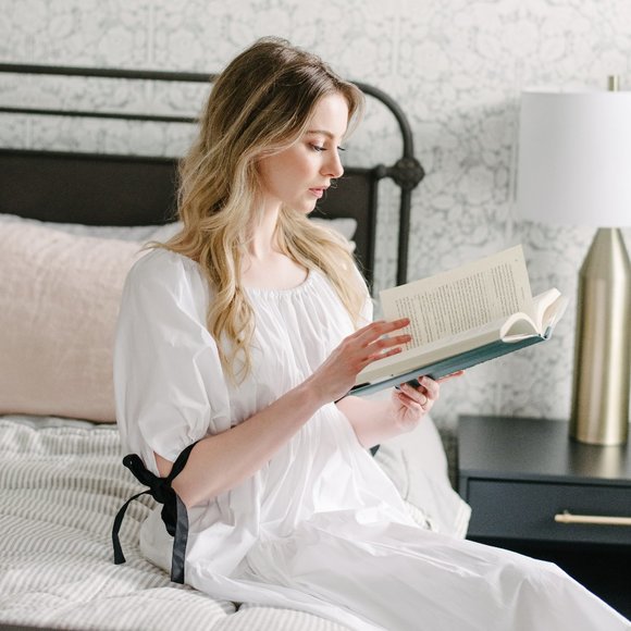 Eliza Faulkner White Puff Sleeve Cotton Dress - Size XS/ Small - Picture 7 of 12